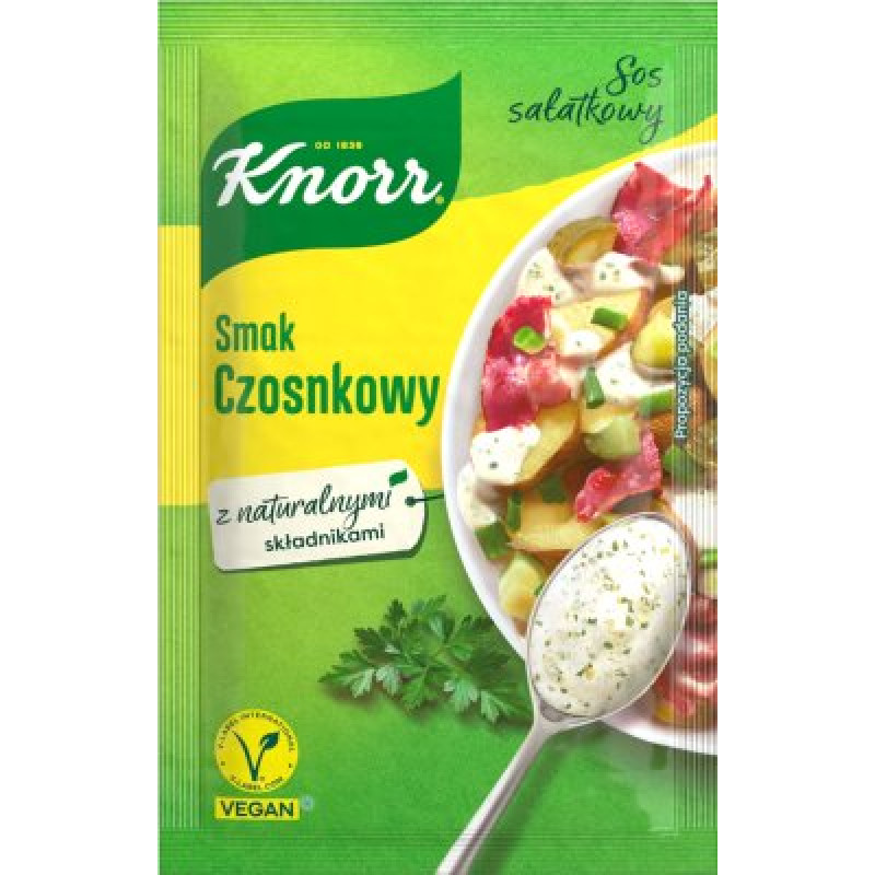 KNORR SOS SAŁATKOWY CZOSNKOWY 8G