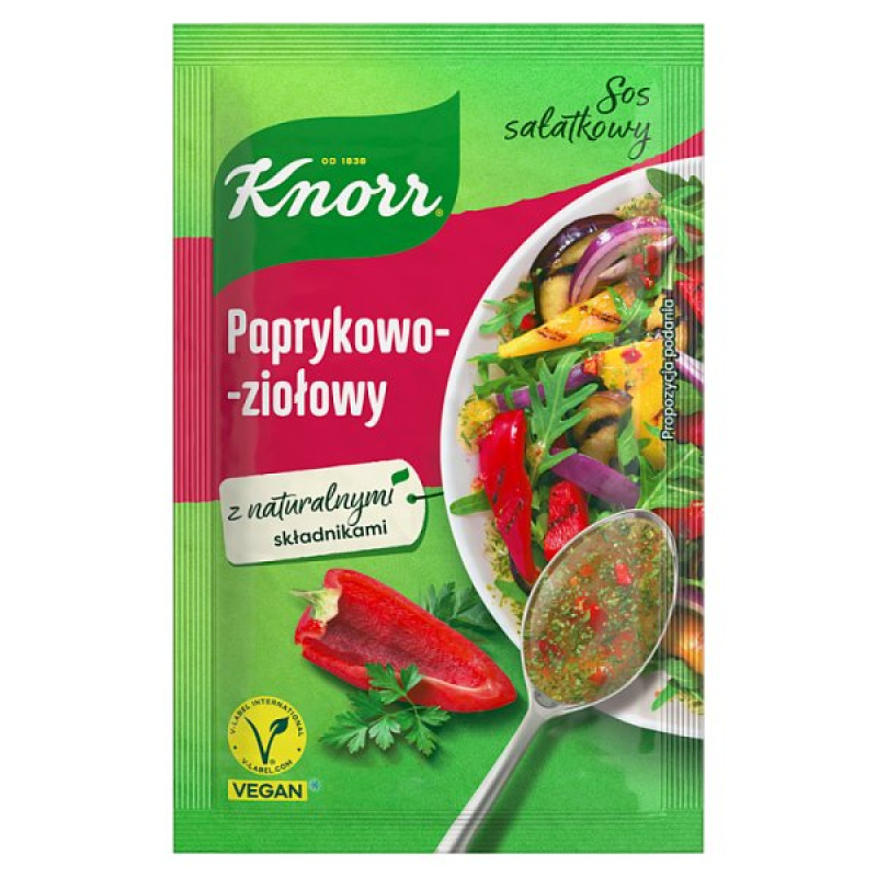 KNORR SOS SALATKOWY PAPRYKA ZIOLA 9G