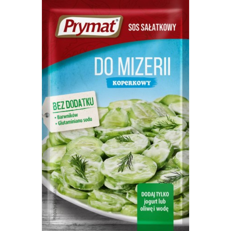PRYMAT SOS SALATKOWY DO MIZERII KOPERKOWY 9G