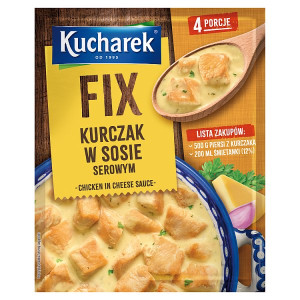 KUCHAREK FIX KURCZAK W SOSIE SEROWYM 28G