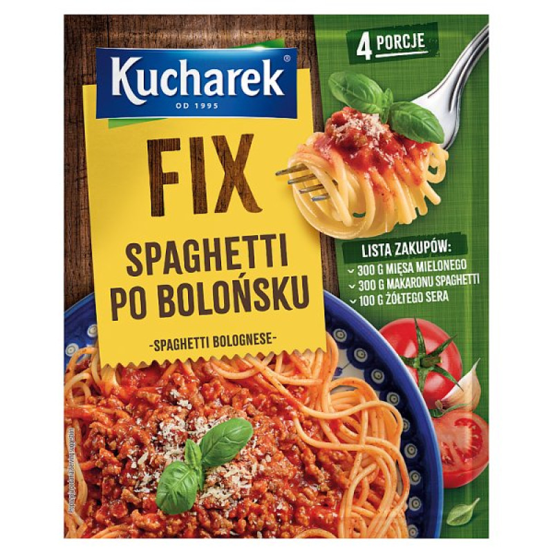 KUCHAREK FIX SPAGHETTI PO BOLONSKU 41G