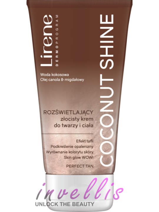 LIRENE COCONUT SHINE FACE AND BODY CREAM 150ML