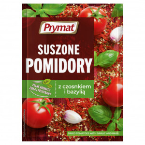 PRYMAT SUN-DRIED TOMATOES WITH GARLIC AND BASIL 15G