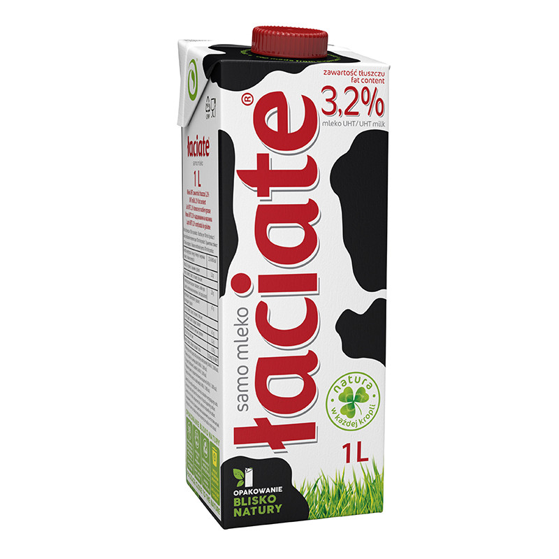MLEKPOL MLEKO UHT LACIATE 3.2% 1L kasztelan bedford polski sklep uk invellis online onlybio neboa ziaja