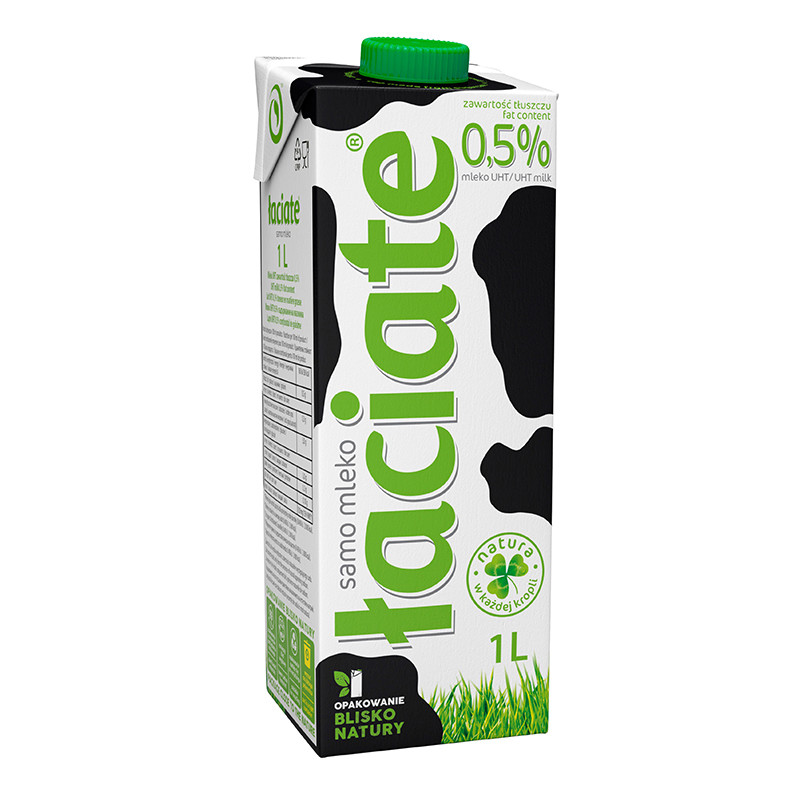 MLEKPOL MLEKO UHT LACIATE 0.5% 1L kasztelan bedford polski sklep uk invellis online onlybio neboa ziaja