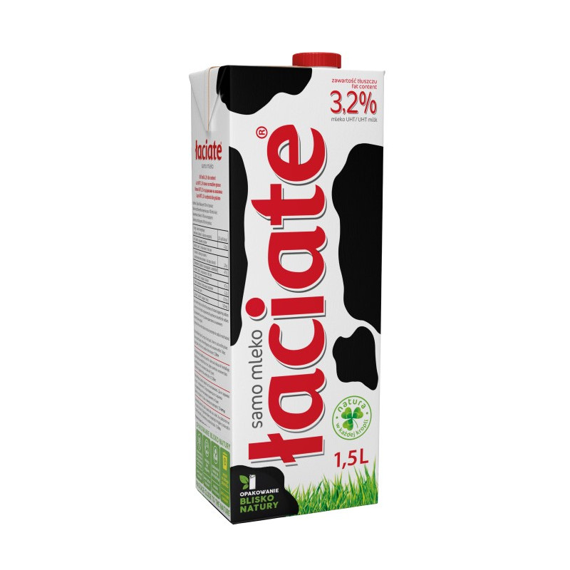 MLEKPOL MLEKO UHT LACIATE 3.2% 1.5L kasztelan bedford polski sklep uk invellis online onlybio neboa ziaja