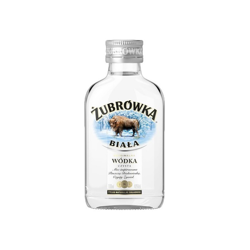 WODKA ZUBROWKA BIALA 100ML/90ML kasztelan bedford polski sklep uk invellis online onlybio neboa ziaja