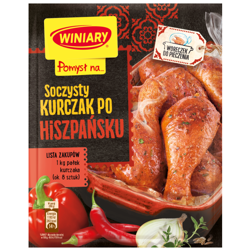 WINIARY IDEA FOR JUICY SPANISH STYLE CHICKEN 38G kasztelan bedford polski sklep uk WINIARY IDEA FOR JUICY SPANISH STYLE CHICKEN 38G kasztelan bedford polski sklep uk