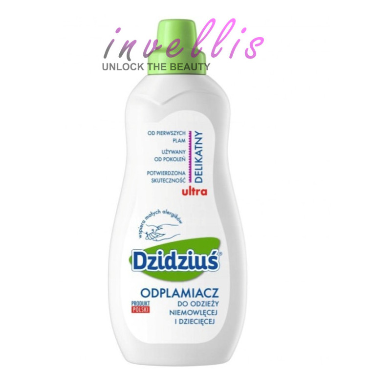 DZIDZIUS ODPLAMIACZ DO ODZIEZY NIEMOWLECEJ I DZIECIECEJ 750ML