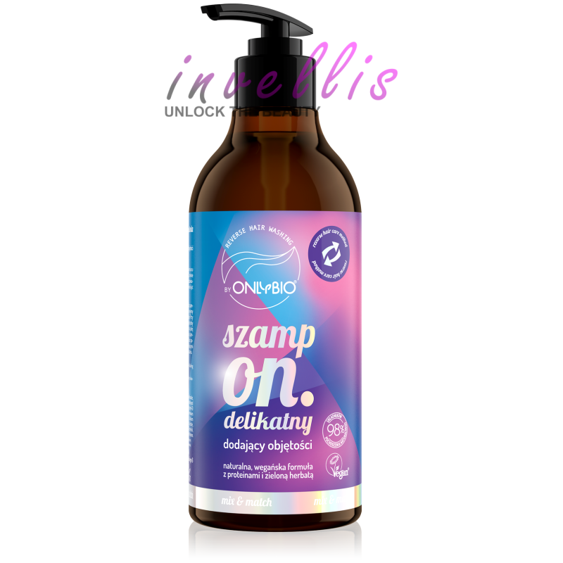 ONLYBIO SZAMPON DELIKATNY DODAJACY OBJETOSCI 400ML