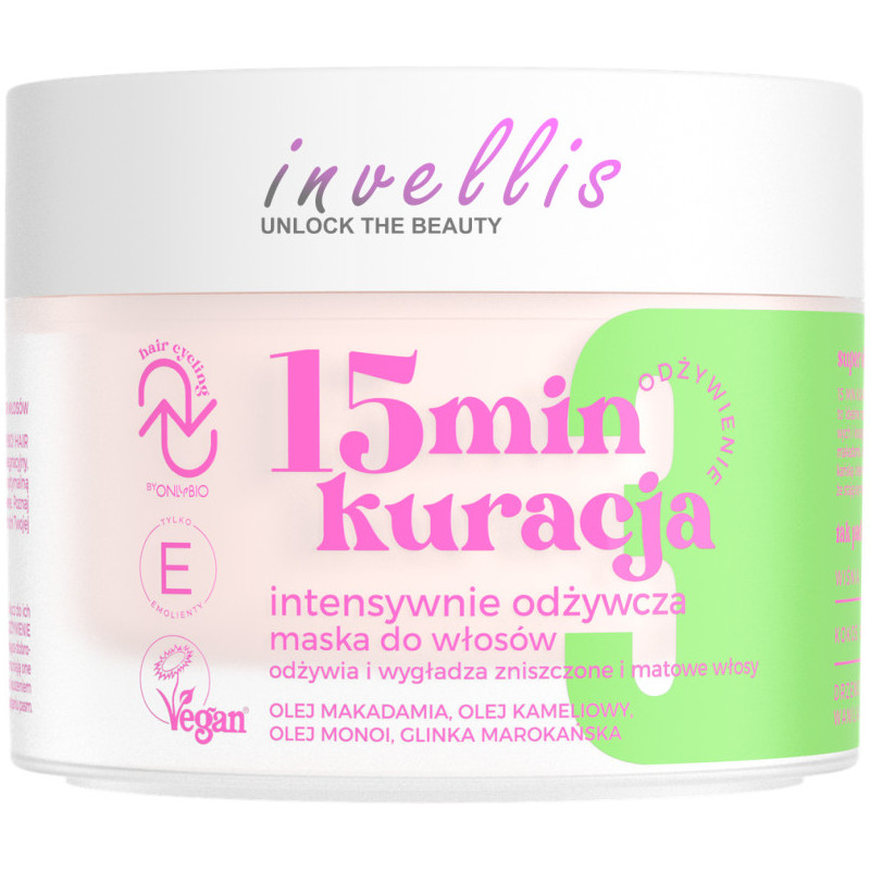 ONLYBIO MASKA DO WLOSOW ODZYWIENIE 15MIN KURACJA 280ML