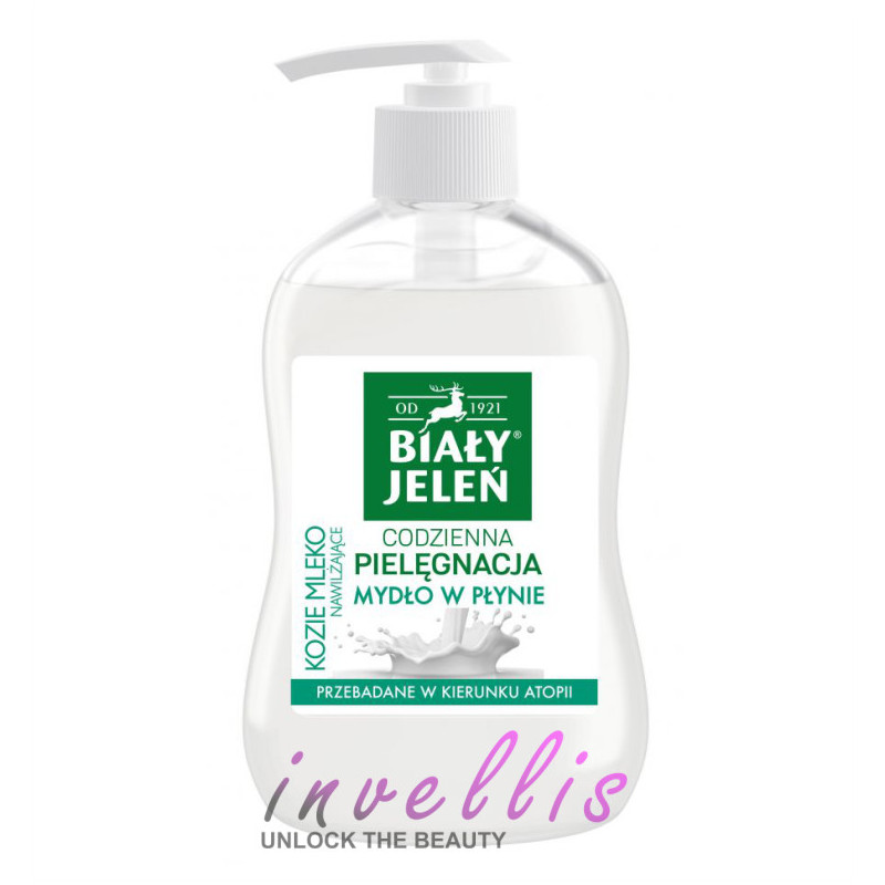 BIALY JELEN MYDLO W PLYNIE Z EKSTRAKTEM Z KOZIEGO MLEKA 300ML