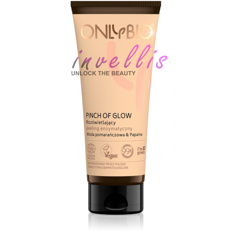 ONLYBIO PINCH OF GLOW ROZSWIETLAJACY PEELING ENZYMATYCZNY 75ML