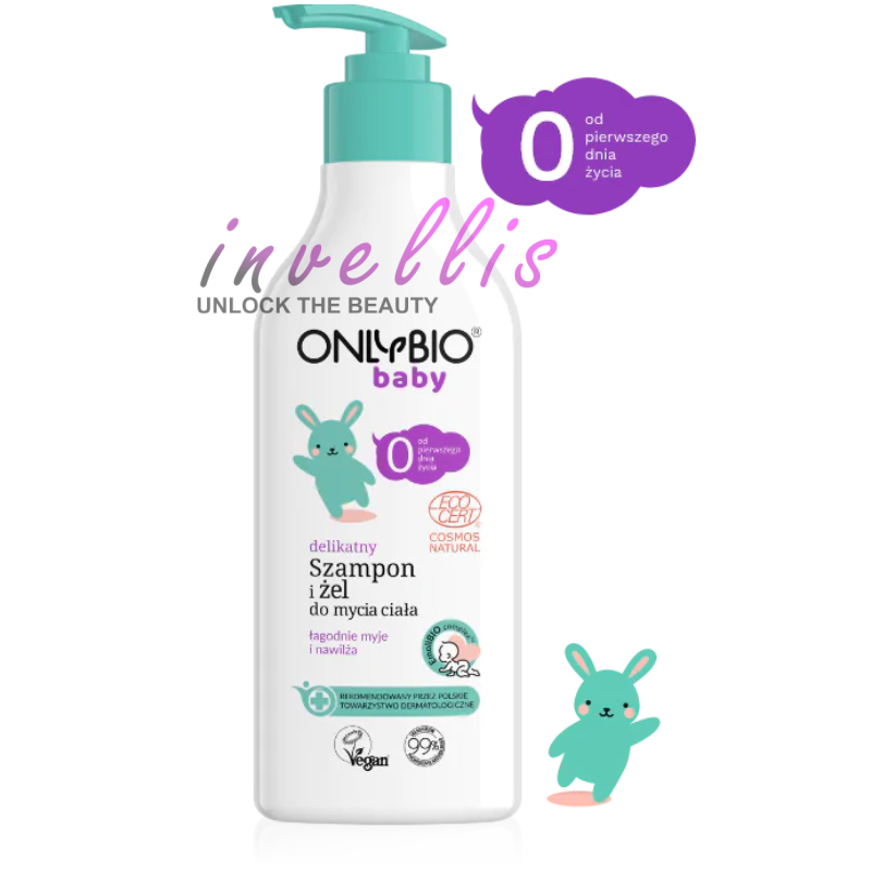 ONLYBIO GENTLE SHAMPOO AND BODY WASH FROM DAY 1 OF LIFE 300ML