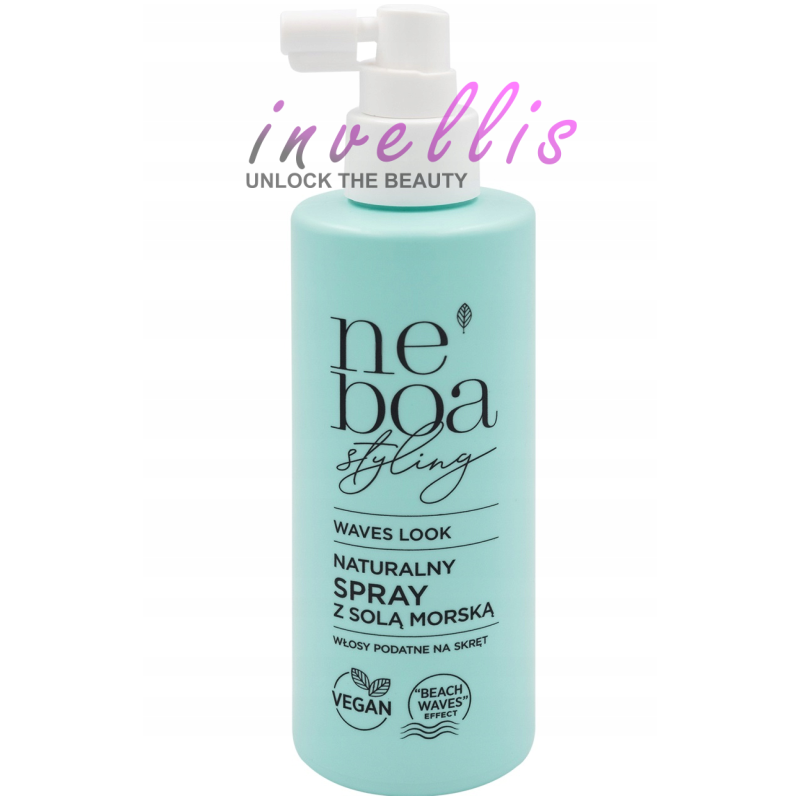 NEBOA WAVES LOOK NATURALNY SPRAY Z SOLA MORSKA WLOSY PODATNE NA SKRET 175ML