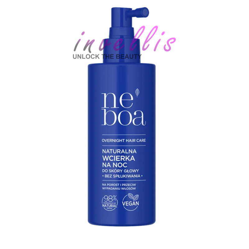 NEBOA OVERNIGHT HAIR CARE NATURALNA WCIERKA NA NOC DO SKORY GLOWY NA POROST I RZECIW WYPADANIU 175ML