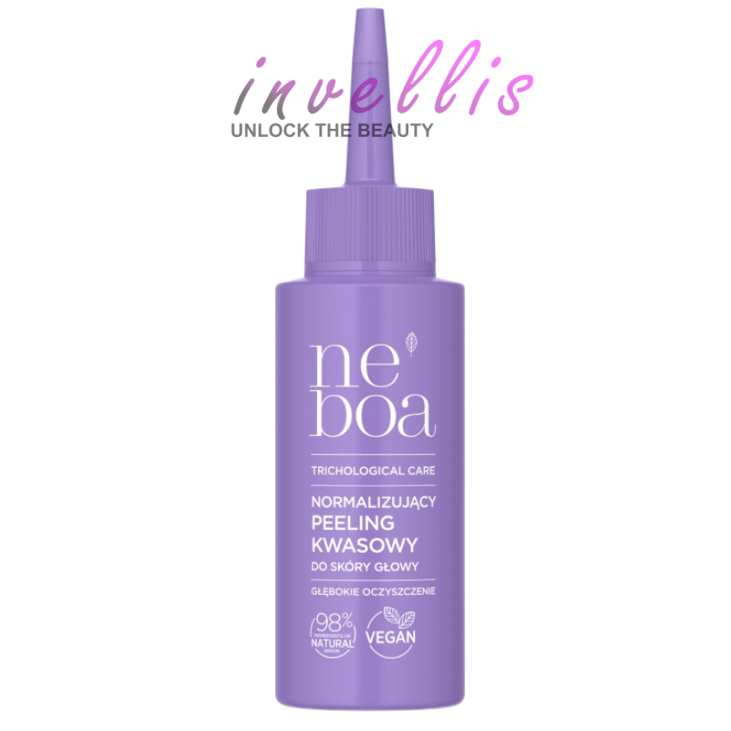 NEBOA TRICHOLOGICAL CARE NORMALIZUJACY PEELING KWASOWY DO SKORY GLOWY GLEBOKIE OCZYSZCZENIE 100ML