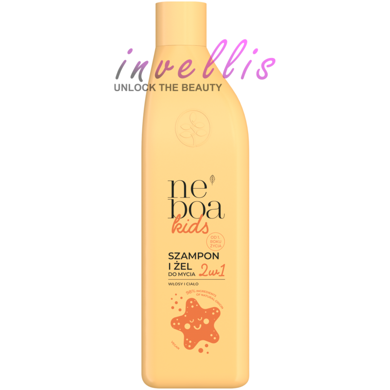 NEBOA KIDS SHAMPOO AND WASH GEL 2-IN-1 300ML