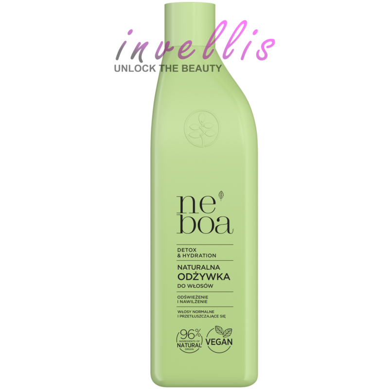 NEBOA DETOX HYDRATION NATURALNA ODZYWKA DO WLOSOW ODSWIEZENIE I NAWILZENIE WLOSY NORMALNE I PRZETLUSZCZAJACE SIE 300ML