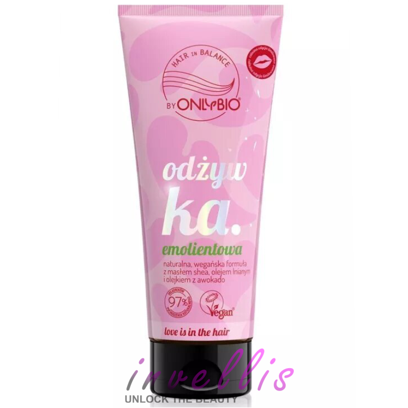 ONLYBIO LOVE IS IN THE HAIR ODZYWKA EMOLIENTOWA 200ML
