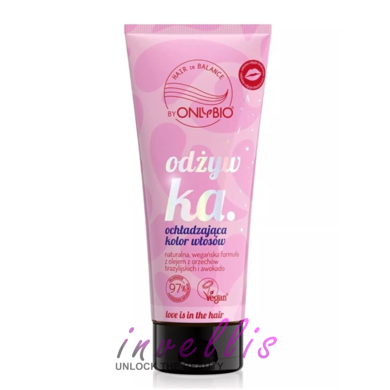 ONLYBIO LOVE IS IN THE HAIR ODZYWKA OCHLADZAJACA KOLOR WLOSOW 200ML