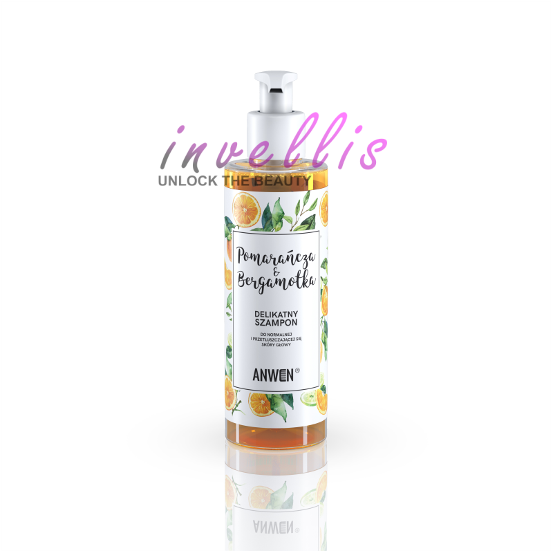 ANWEN GENTLE SHAMPOO FOR NORMAL AND OILY SCALP ORANGE AND BERGAMOT 200ML