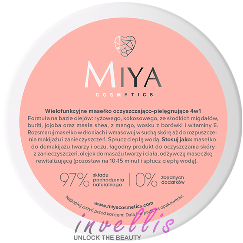 MIYA MY CLEAN HERO WIELOFUNKCYJNE MASELKO OCZYSZCZAJACO PIELEGNUJACE 4W1 70G