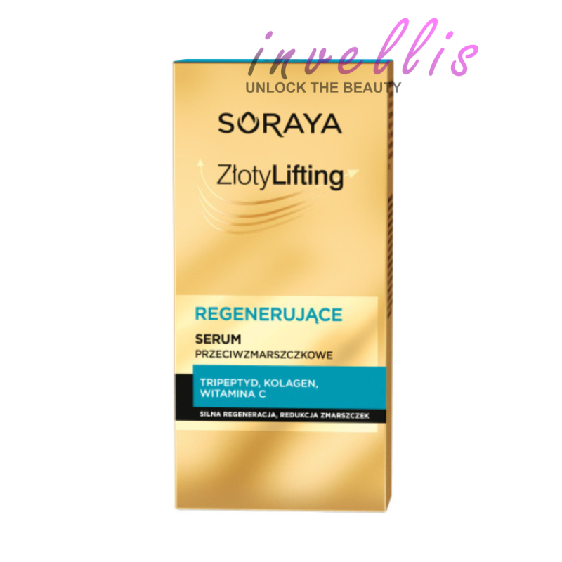SORAYA SERUM ZLOTY LIFTING REGENERACYJNE SERUM PRZECIWZMARSZCZKOWE 30ML