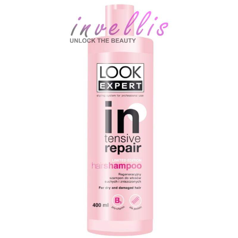 LOOK EXPERT INTENSIVE REPAIR REGENERACYJNY SZAMPON DO WLOSOW SUCHYCH I ZNISZCZONYCH 400ML