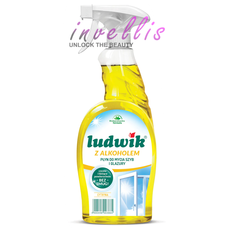 LUDWIK PLYN DO MYCIA SZYB I GLAZURY LEMON 750GL