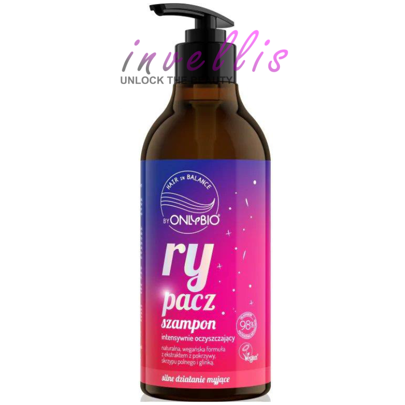 ONLYBIO SZAMPON RYPACZ INTENSYWNIE OCZYSZCZ 400ML