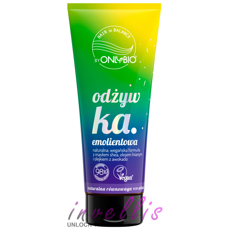 ONLYBIO ODZYWKA DO WLOSOW EMOLIENTOWA 200ML