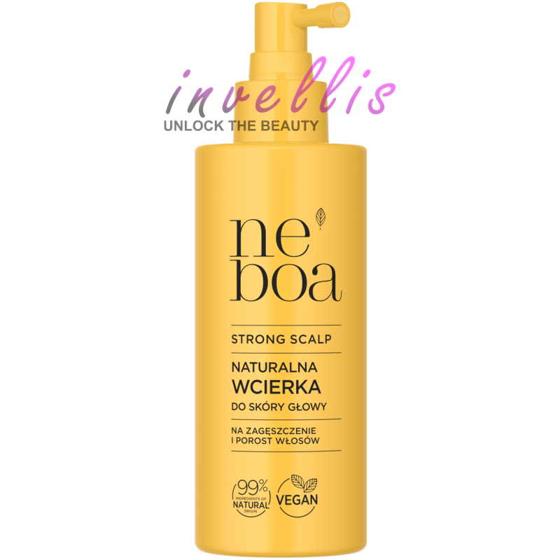 NEBOA STRONG SCALP NATURALNA WCIERKA DO SKORY GLOWY NA ZAGESZCZENIE I POROST WLOSOW 175ML