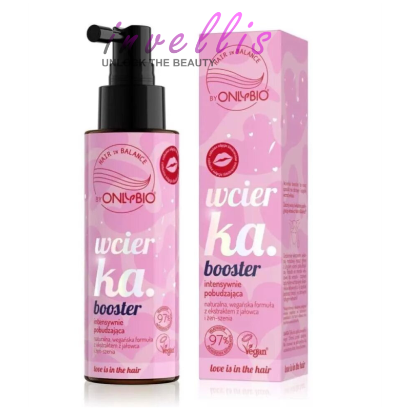 ONLYBIO LOVE IS IN THE HAIR WCIERKA BOOSTER INTENSYWNIE POBUDZAJACA 100ML