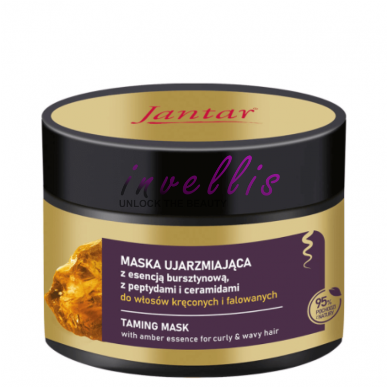 JANTAR MASKA UJARZMIAJACA Z ESENCJA BURSZTYNOWA PEPTYDAMI CERAMIDAMI I OLEJEM MAKADAMIA 200ML