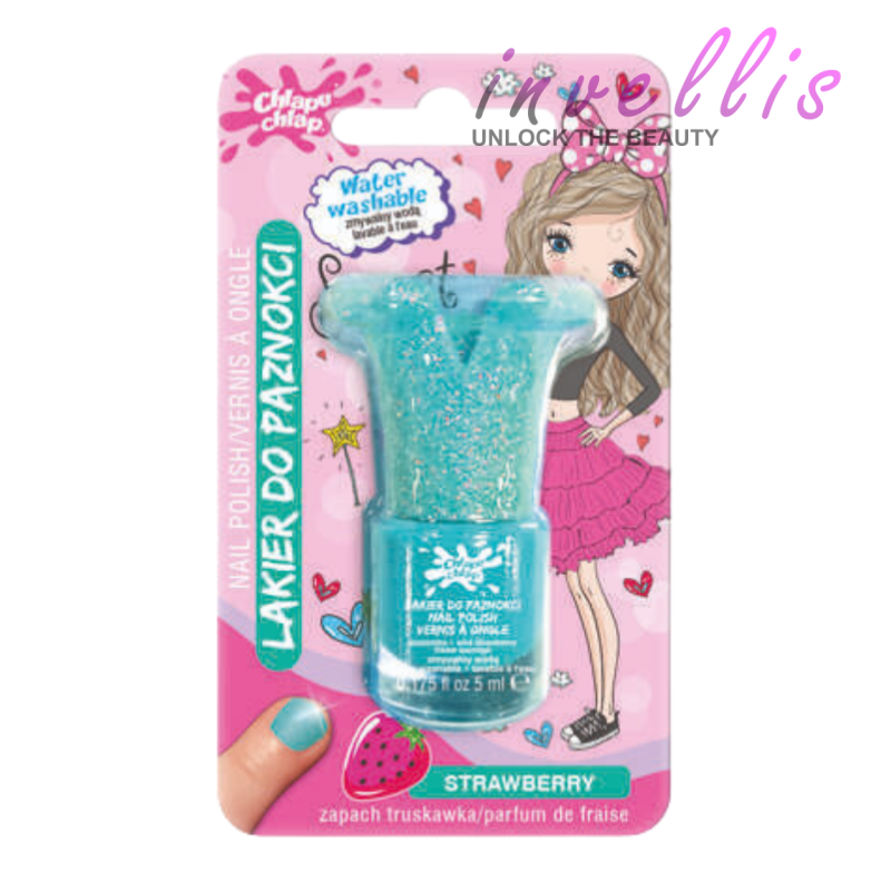 CHLAPU CHLAP NAIL POLISH WITH KORONA TURQUOISE WATER WASHABLE 5ML