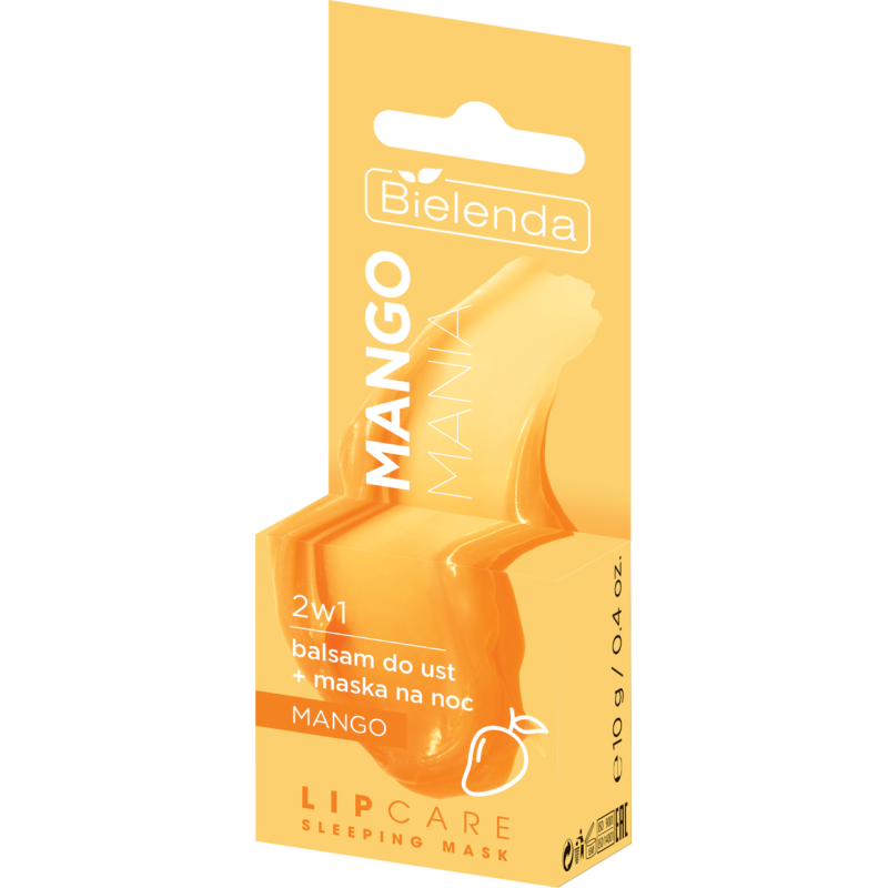 BIELENDA LIP CARE SLEEPING MASK MANGO MANIA 2W1 BALSAM DO UST + MASKA NA NOC MANGO 10G