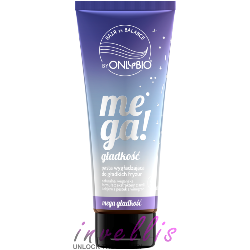 ONLYBIO HAIR IN BALANCE MEGA SMOOTHING PASTE FOR SLEEK HAIRSTYLES 75ML