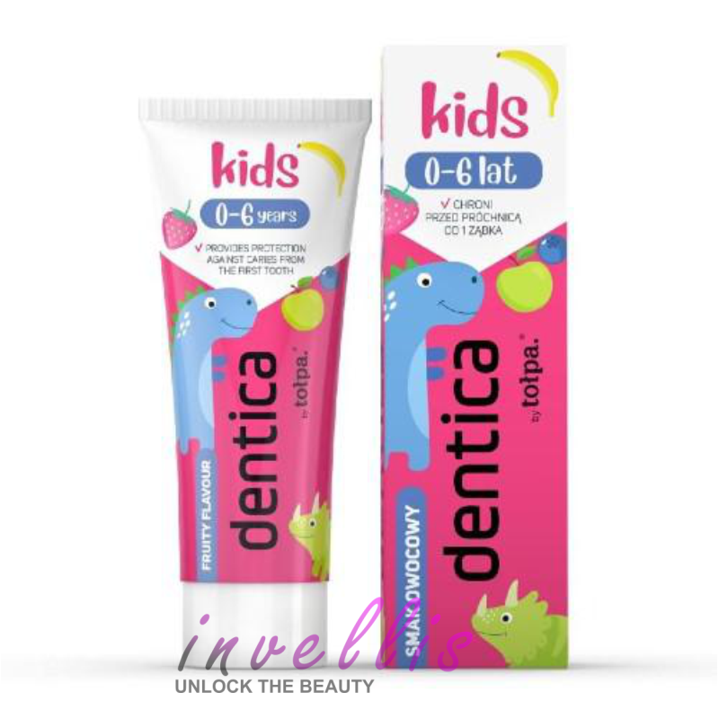 TOLPA DENTICA PASTA DO ZEBOW KIDS 0-6 LAT OWOCOWA 50ML
