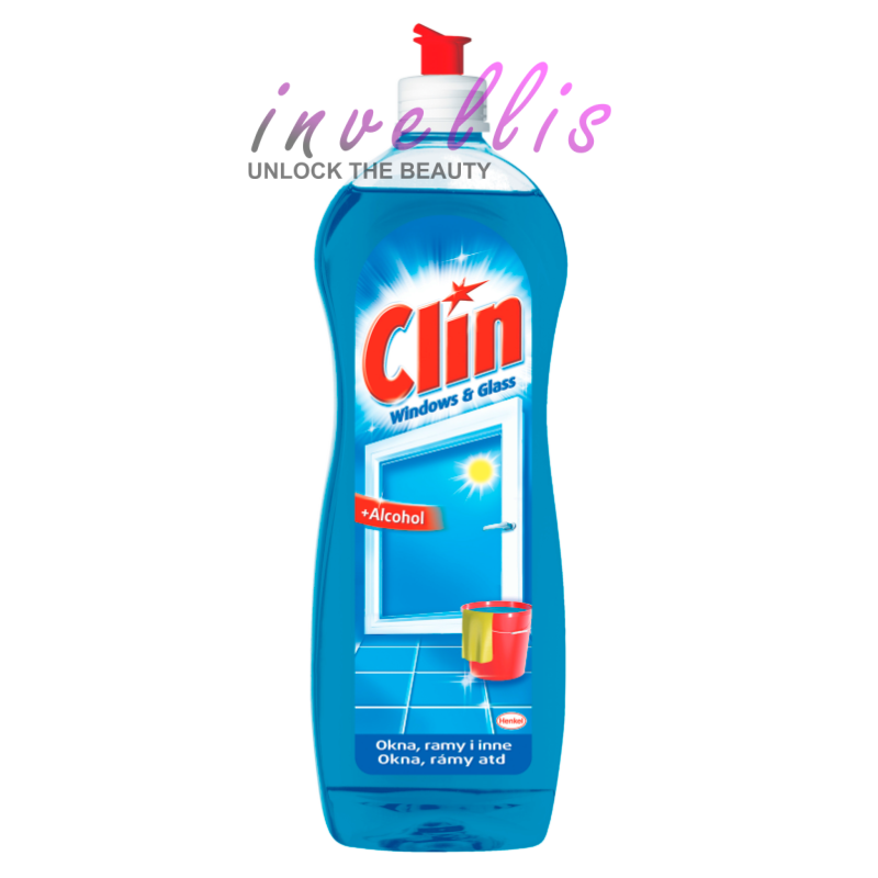 CLIN WINDOW CLEANER WITH ALCOHOL 750ML