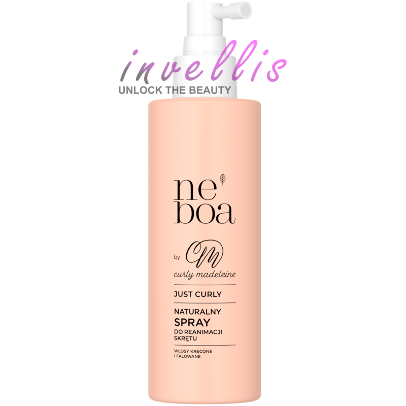 NEBOA BY CM JUST CURLY NATURALNY SPRAY DO REANIMACJI SKRETU WLOSY KRECONE I FALOWANE 175ML