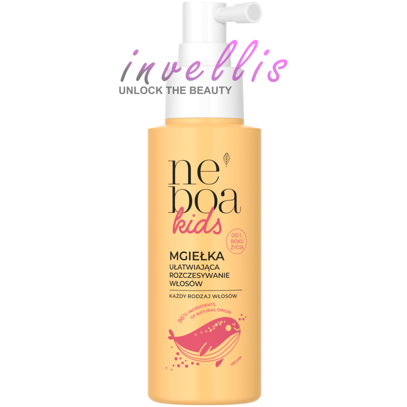 NEBOA KIDS MGIELKA ULATWIAJACA ROZCZESYWANIE WLOSOW KAZDY RODZAJ WLOSA 100ML