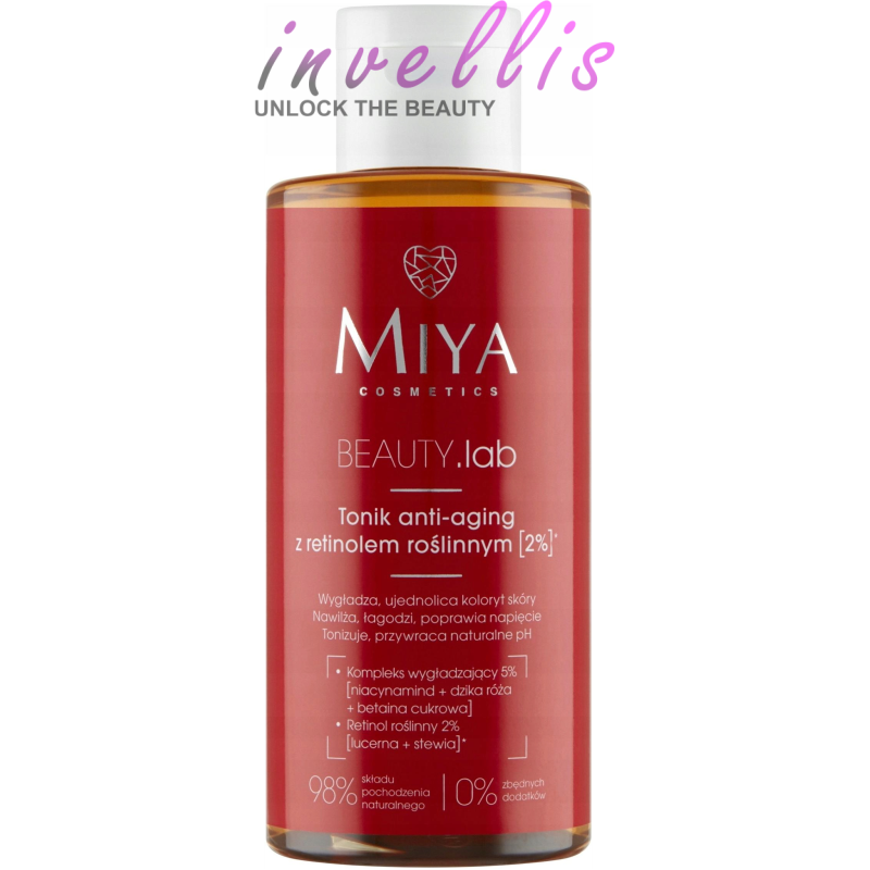 MIYA BEAUTY LAB ANTI-AGING TONER WITH 2% PLANT-BASED RETINOL 150ML