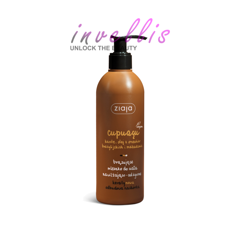 ZIAJA CUPUACU MOISTURIZING AND BRONZING BODY MILK 300ML