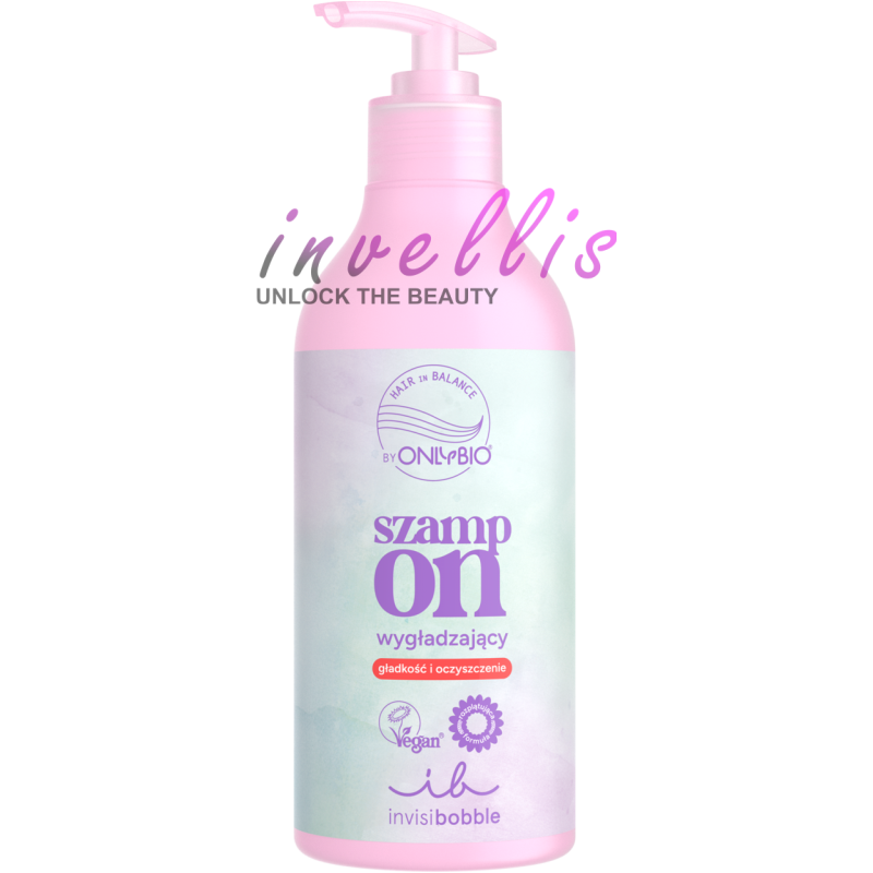 ONLYBIO INVISIBOBBLE HAIR IN BALANCE SZAMPON WYGLADZAJACY 400ML