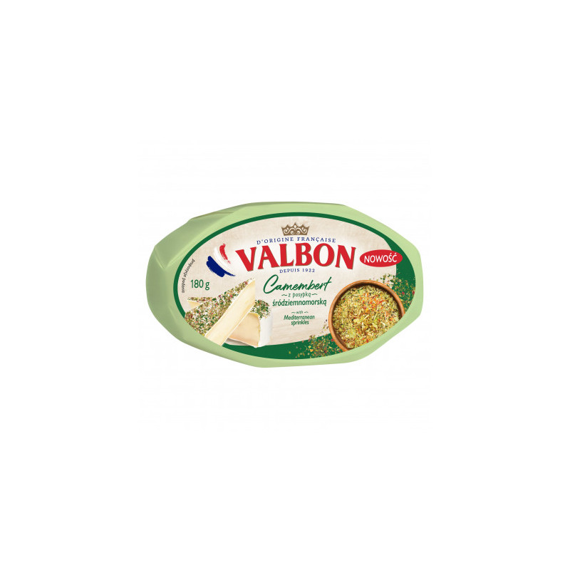 HOHLAND SER VALBON CAMEMBERT Z POSYPKA SRODZIEMNOMORSKA 180G