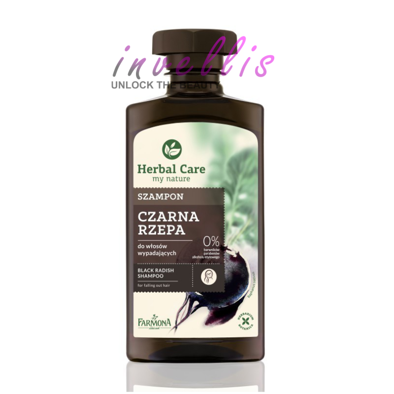 HERBAL CARE SZAMPON DO WLOSOW CZARNA RZEPA 330ML