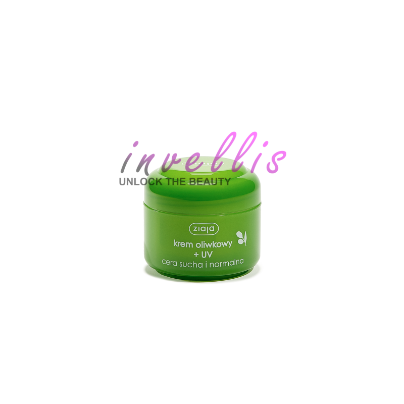 ZIAJA NATURAL OLIVE CREAM + UV FOR DRY AND NORMAL SKIN 50ML