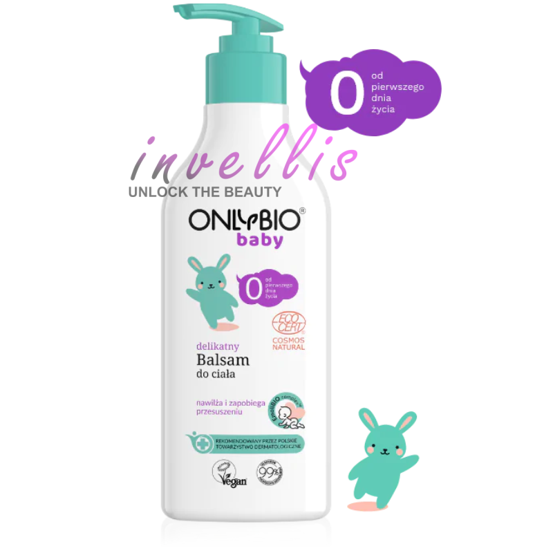ONLYBIO DELIKATNY BALSAM DO CIALA OD 1 DNIA ZYCIA 300ML