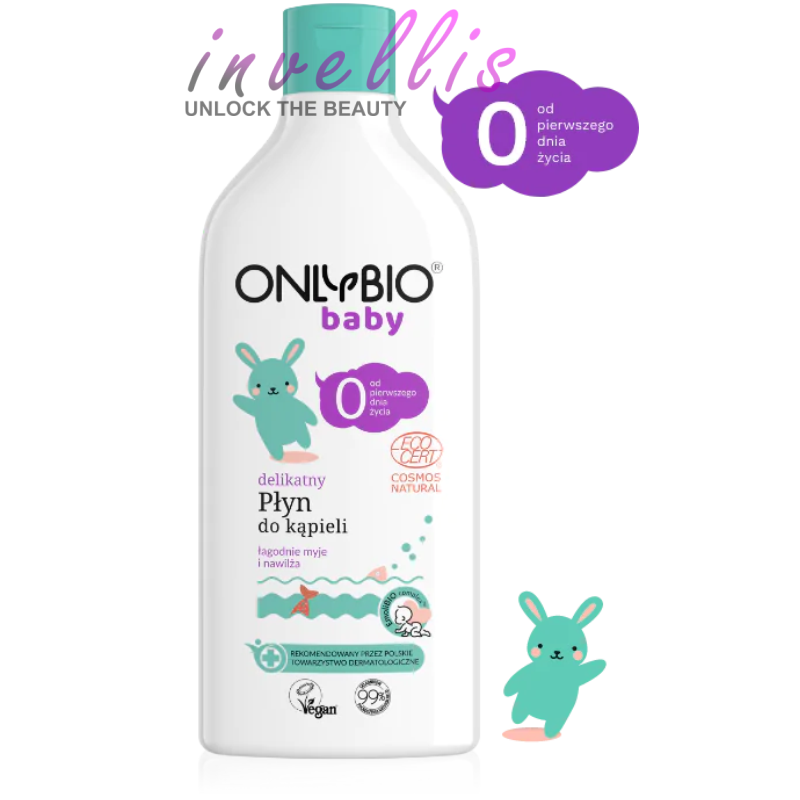 ONLYBIO DELIKATNY PLYN DO KAPIELI OD 1 DNIA ZYCIA 500ML